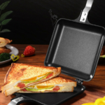 Nonstick Grilled Sandwich Panini Maker Dual Plates for Multi-function Aluminum