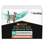 Purina Pro Plan Veterinary Diets EN St/Ox Gastrointestinal Wet Cat Food Pouches Salmon 12 x 85g Pouches