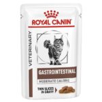 Royal Canin Gastro Intestinal Moderate Calorie Pouches for Cats 12 x 85 Pouches